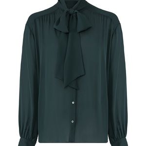 Joie tie neck blouse